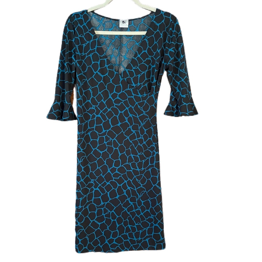Women’s V-Neck Print Dress